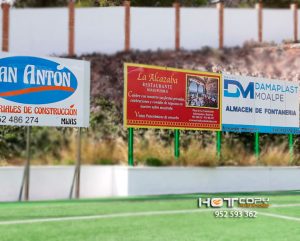 Vallas publicitarias para Estadio de Fútbol de C.D. Mijas